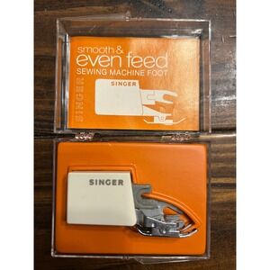 Vintage Singer Even Feed Walking Foot Sewing Machine Attachment Style C-400 Case